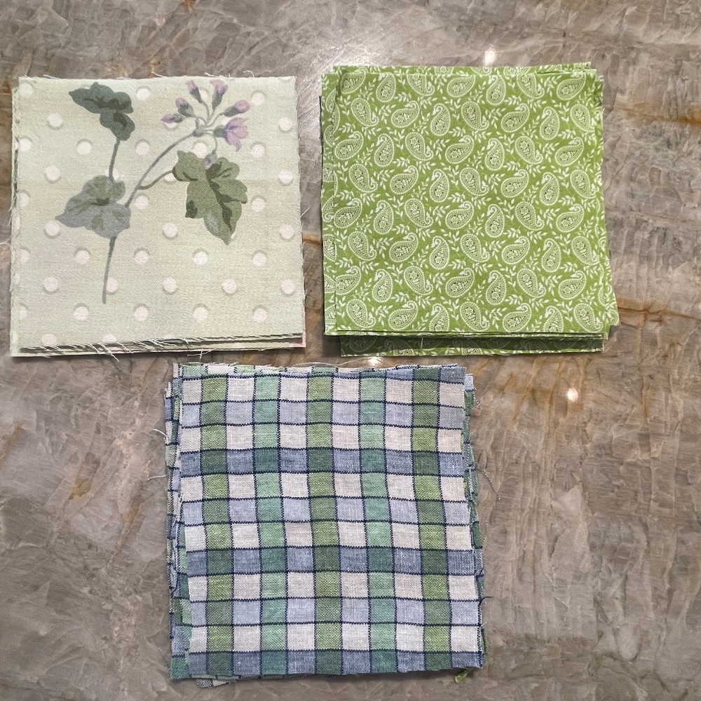 5" Inch Quilt Squares 39 Count Cotton and Linen